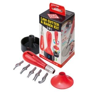 Essdee 3-in-1 Lino Cutter and Baren Kit – 5 Cutters (Styles 1–5)