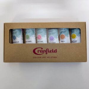 Cranfield – Caligo – Soft Shades – Safe Wash Relief Inks – Gift Set of 6 x75ml