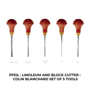 Pfeil Lino Cutting Tools – Colin Blanchard Set of 5 Tools