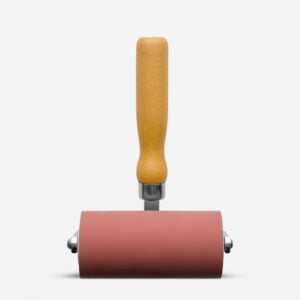 Japanese Soft Rubber Lino Ink Roller Brayer - 60 Shore - 100mm Brayer