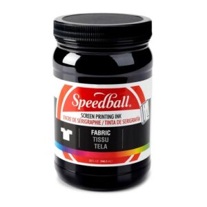 Speedball – Fabric Screen Printing Ink – 32 oz / 946ml, Black