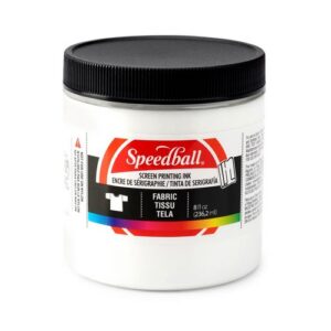 Speedball - Fabric Screen Printing Ink - 8 oz / 236ml, White