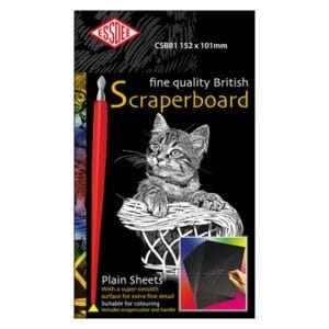 Essdee – Scraperboard Sheets – 152x101mm (pack 10)