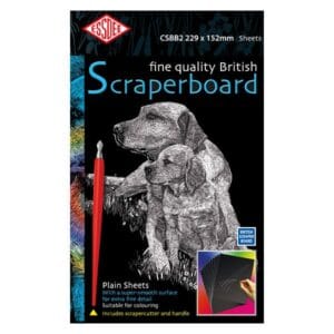 Essdee – Scraperboard Sheets – 229x152mm (pack 10)
