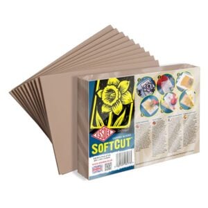 Essdee Softcut Lino – Easy Carve Lino Block Sheets – 210×150 (pack 10)