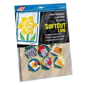 Essdee Softcut Lino – Easy Carve Lino Block Sheets – 420×300 (pack 2)