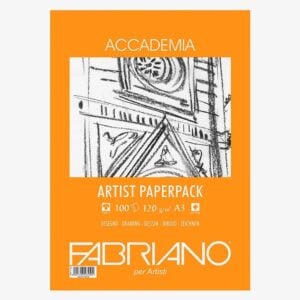 Fabriano - Accademia - Drawing Paper - pack of 100 shts of - 120gsm - A3