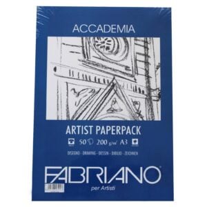 Fabriano – Accademia – Drawing Paper – pack of 50 shts of – 200gsm – A3