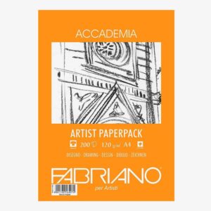 Fabriano – Accademia – Drawing Paper – pack of 200 shts of – 120gsm – A4