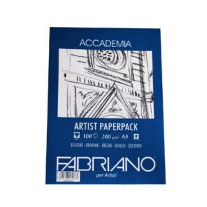 Fabriano – Accademia – Drawing Paper – pack of 100 shts of – 200gsm – A4