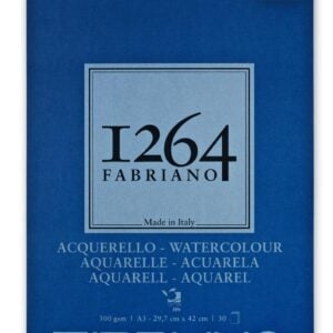 Fabriano - 1264 - Spiral Bound Sketchbook - Watercolour Pad - A3 - 300gsm