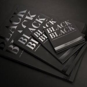 Fabriano BLACK BLACK Paper: 300GSM Pad Sketchbook
