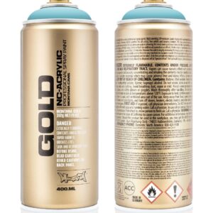 Montana - GOLD - 400ml Shock Spray Cans - Blue Light
