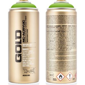 Montana - GOLD - 400ml Shock Spray Cans - Green Light