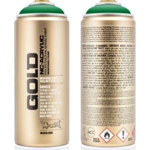 Montana - GOLD - 400ml Shock Spray Cans - Green
