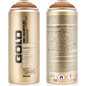 Montana - GOLD - 400ml Shock Spray Cans - Brown Light