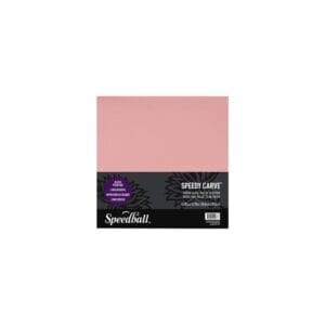 Speedball Speedy-Carve Pink Carving Block – 11.75 × 11.75 in