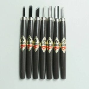 Michihamono Woody Wood Carving & Linocut Tool Set – 7 Pieces
