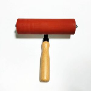 Japanese Soft Rubber Lino Ink Roller Brayer – 60 Shore – 164mm Brayer