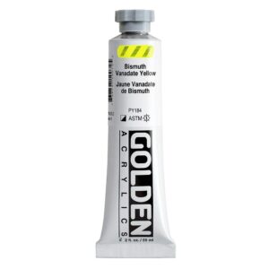 Golden - Heavy Body Acrylic Paint - 59ml - Bismuth Vanadate Yellow IX