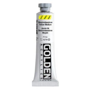Golden - Heavy Body Acrylic Paint - 59ml - Benzimidazolone Yellow Medium III