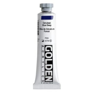 Golden - Heavy Body Acrylic Paint - 59ml - Cerulean Blue Deep IX