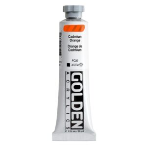 Golden - Heavy Body Acrylic Paint - 59ml - Cadmium Orange