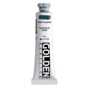 Golden - Heavy Body Acrylic Paint - 59ml - Cobalt Turquoise VIII