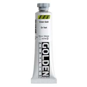 Golden - Heavy Body Acrylic Paint - 59ml - Green Gold VII