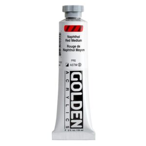 Golden - Heavy Body Acrylic Paint - 59ml - Naph Red Medium V