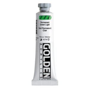 Golden - Heavy Body Acrylic Paint - 59ml - Permt Gn Light IV
