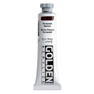 Golden - Heavy Body Acrylic Paint - 59ml - Permanent Maroon VII