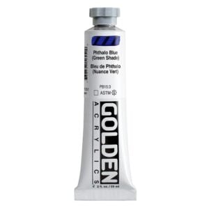 Golden - Heavy Body Acrylic Paint - 59ml - Phthalo Blue GS IV