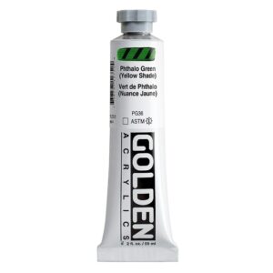 Golden - Heavy Body Acrylic Paint - 59ml - Phthalo Gn (Yellow Shade) IV