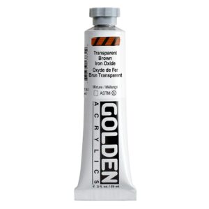 Golden - Heavy Body Acrylic Paint - 59ml - Transparent Brown Iron Oxide III