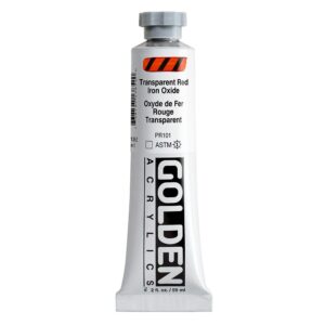 Golden - Heavy Body Acrylic Paint - 59ml - Transparent Red Iron Oxide III