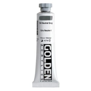 Golden - Heavy Body Acrylic Paint - 59ml - Neutral Gray N4 I