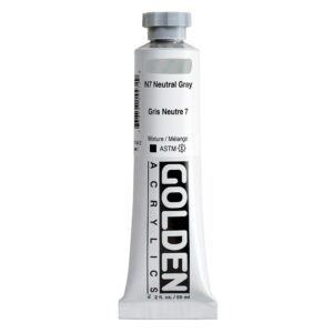 Golden - Heavy Body Acrylic Paint - 59ml - Neutral Gray N7 I