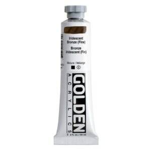 Golden - Heavy Body Acrylic Paint - 59ml - Iridescent - Bronze (Fine) VII