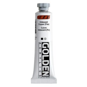 Golden - Heavy Body Acrylic Paint - 59ml - Iridescent - Copper (Fine) VII