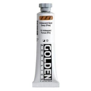 Golden - Heavy Body Acrylic Paint - 59ml - Iridescent - Gold Deep (Fine) VII