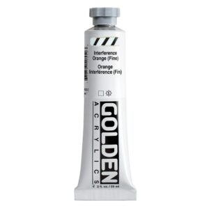 Golden - Heavy Body Acrylic Paint - 59ml - Inter Orange (Fine) VII