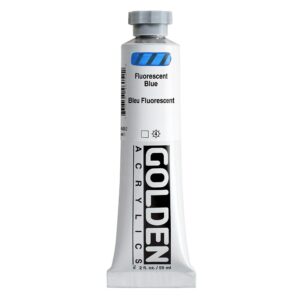 Golden - Heavy Body Acrylic Paint - 59ml - Fluorescent - Blue V