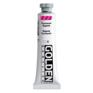 Golden - Heavy Body Acrylic Paint - 59ml - Fluorescent - Magenta V
