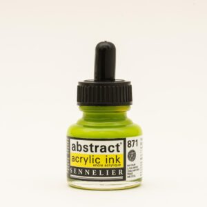 Sennelier – Abstract Acrylic Ink – 30ml – Bright Yellow Green