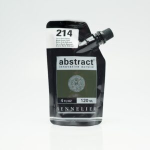 Sennelier - Abstract Acrylic Paint - 120ml - SATIN - Burnt Green Earth