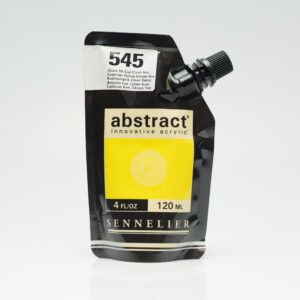 Sennelier - Abstract Acrylic Paint - 120ml - SATIN - Cadmium Yellow Lemon Hue