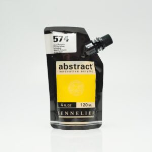 Sennelier - Abstract Acrylic Paint - 120ml - SATIN - Primary Yellow