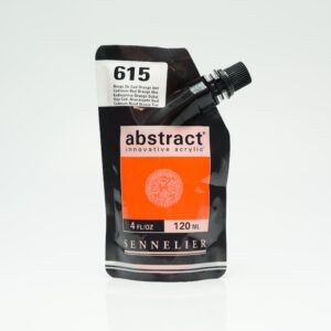 Sennelier - Abstract Acrylic Paint - 120ml - SATIN - Cadmium Red Orange Hue