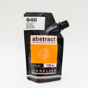 Sennelier - Abstract Acrylic Paint - 120ml - SATIN - Red Orange